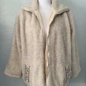 Sherpa coat winter jacket size L